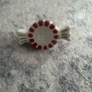 Nora Fleming Red and White Candy Mini